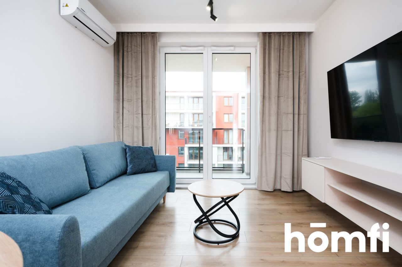 BRIGHT APARTMENT 2 ROOMS 41 M2 AIR CONDITIONING BALCONY WODNA STREET 34 - Apartment - Rent - Kraków, Podgórze / Płaszów