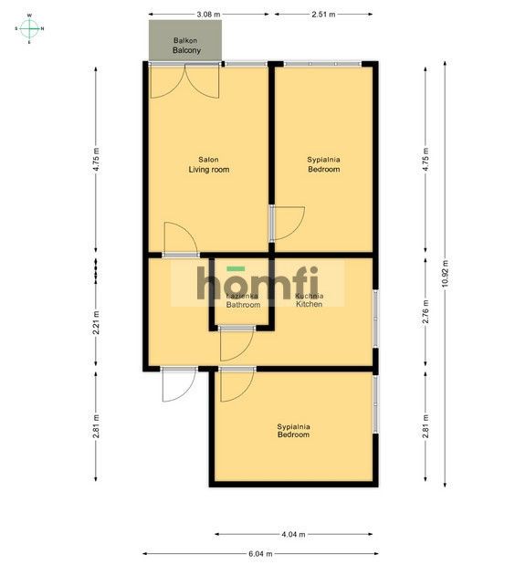 3 POKOJE NA OSIEDLU XV-LECIE - Mieszkanie - Sprzedaż - Radom, Os. XV-lecia