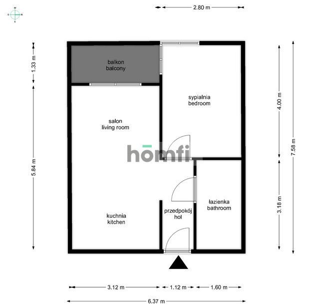 Koszutka | nowe dwupokojowe | widok na miasto - Mieszkanie - Wynajem - Katowice, Koszutka