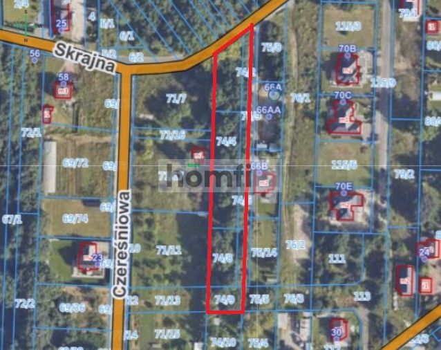 Ul. Skrajna | Warunki Zabudowy | budowa 5 domów - Działka - Sprzedaż - Radom, Wośniki