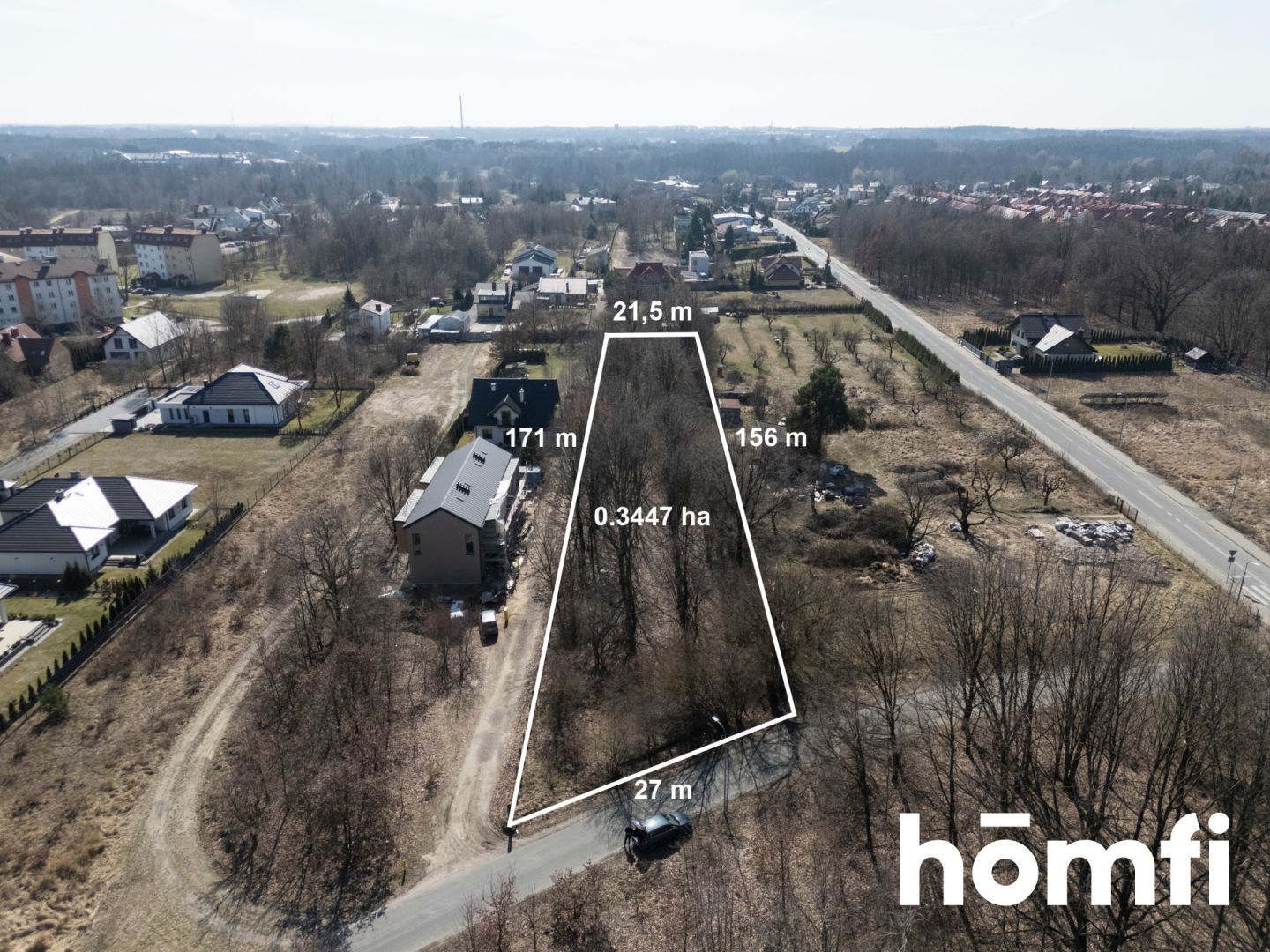 Ul. Skrajna | Warunki Zabudowy | budowa 5 domów - Działka - Sprzedaż - Radom, Wośniki