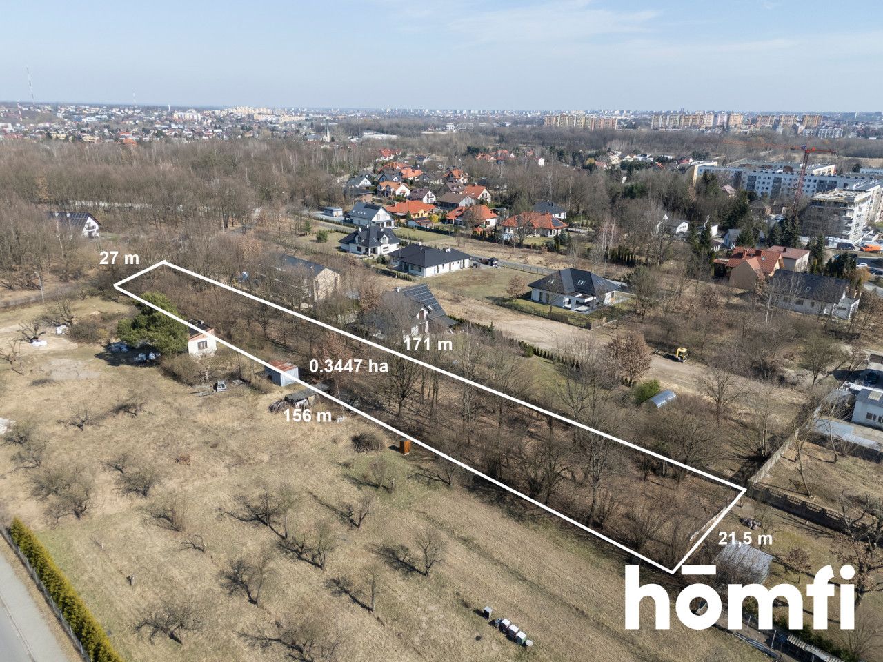 Ul. Skrajna | Warunki Zabudowy | budowa 5 domów - Działka - Sprzedaż - Radom, Wośniki