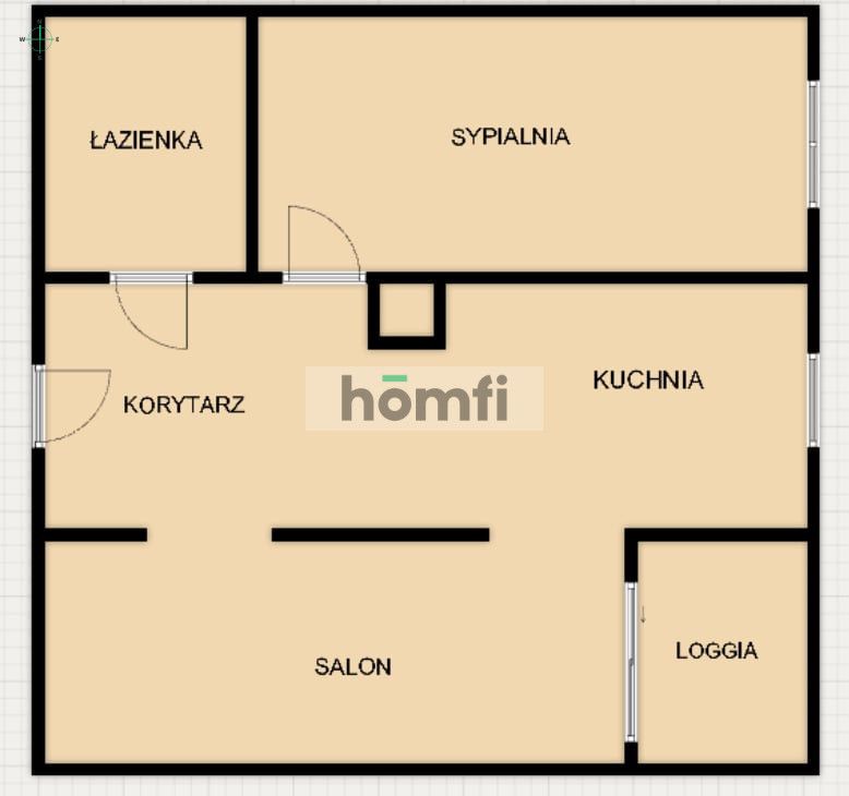2 rooms with loggia - move in now - Квартира - Продаж - Poznań, Nowe Miasto / Chartowo