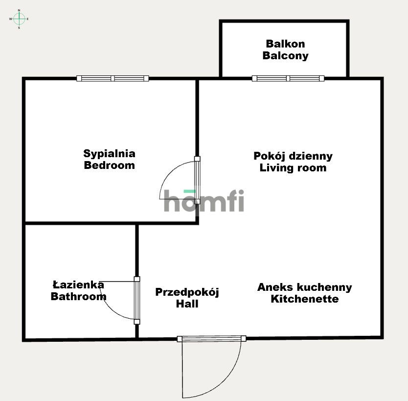 DRABIKA | nowe, balkon, parking, klimatyzacja - Apartment - Rent - Wrocław, Krzyki / Jagodno