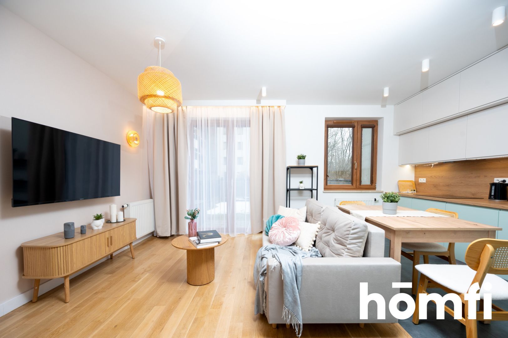 DWUPOKOJOWE MIESZKANIE Z OGRODEM W CENTRUM - Mieszkanie - Wynajem - Kraków, Śródmieście