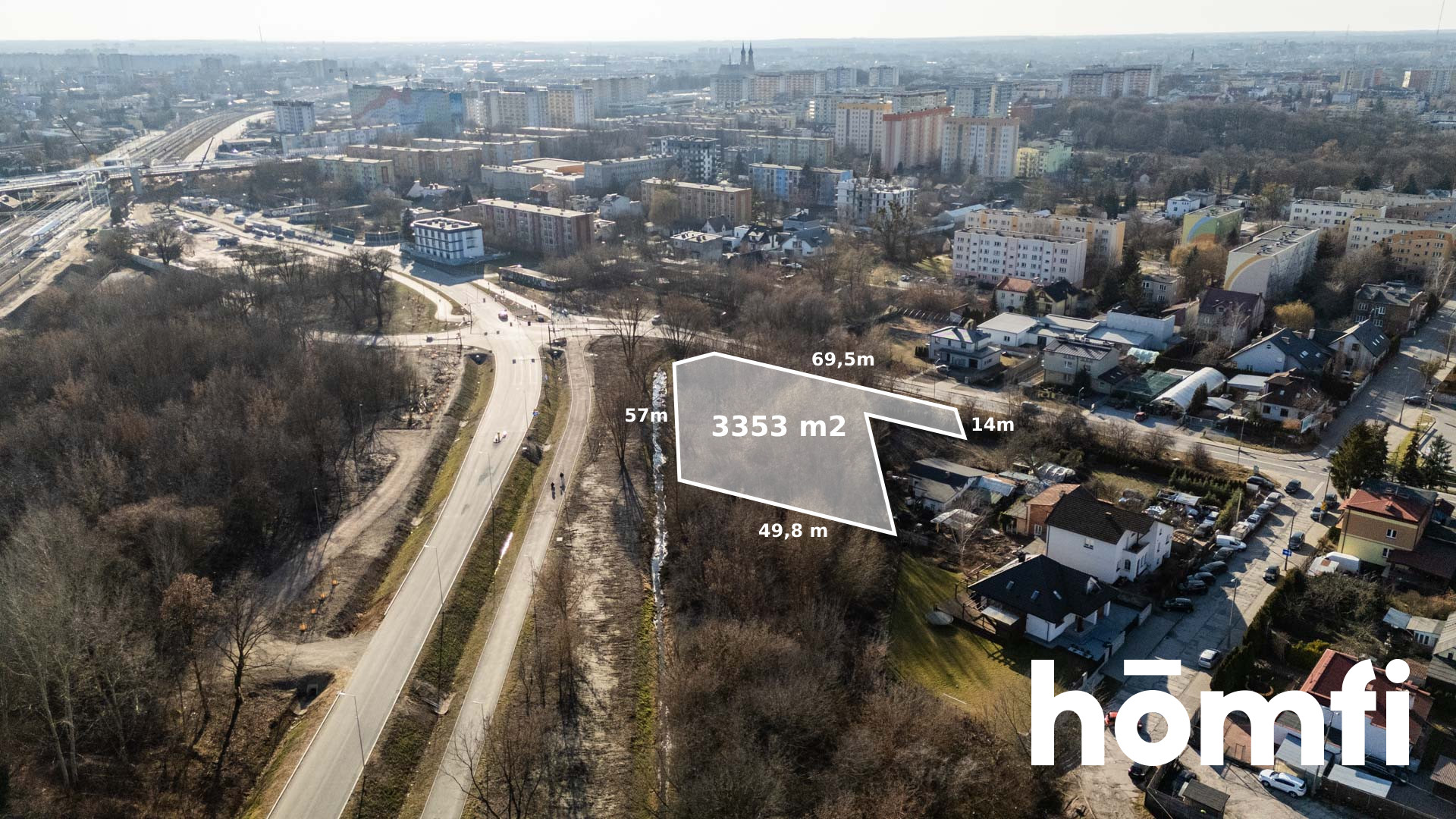 Great located plot in Radom city center - Ділянка - Продаж - Radom, Nad Potokiem