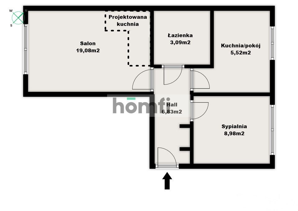 Mieszkanie do remontu | Centrum miasta | 1piętro - Mieszkanie - Sprzedaż - Rzeszów, Króla Stanisława Augusta