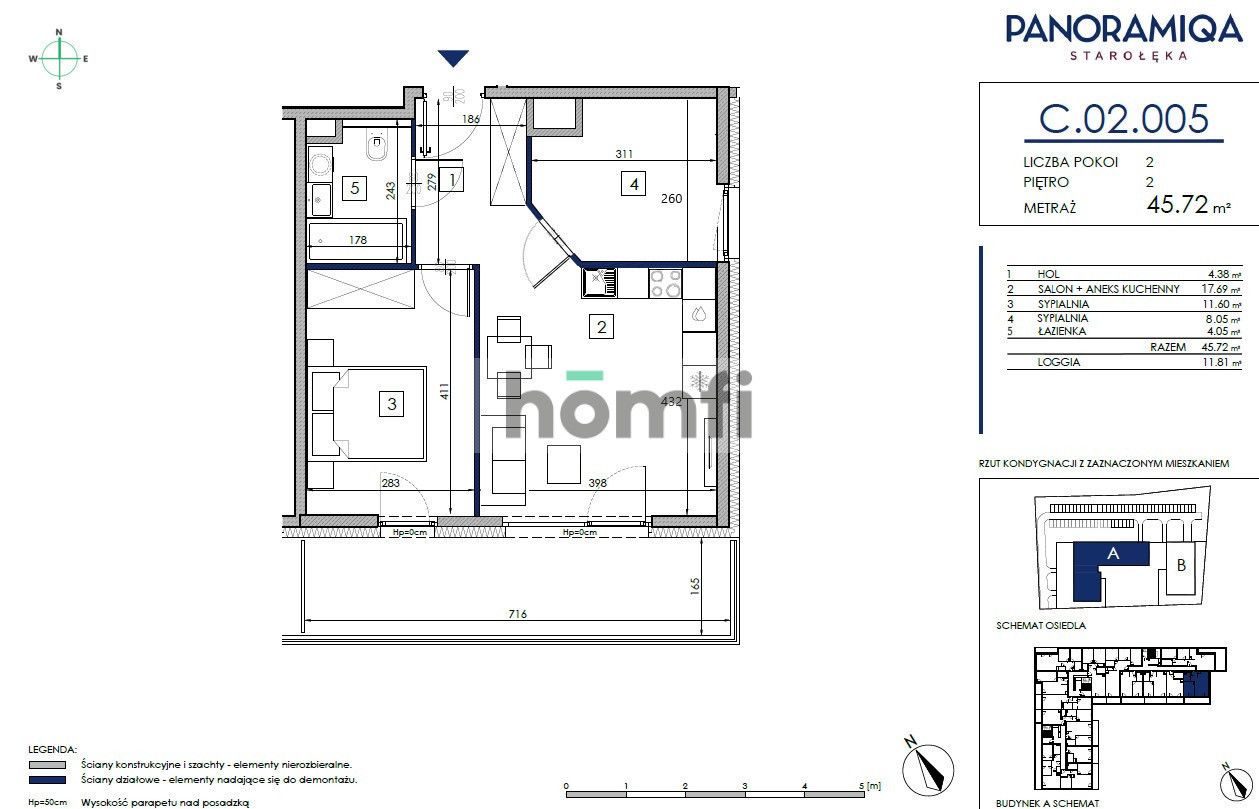 Nowe wykończone mieszkanie do sprzedaży - Mieszkanie - Sprzedaż - Poznań, Nowe Miasto / Żegrze
