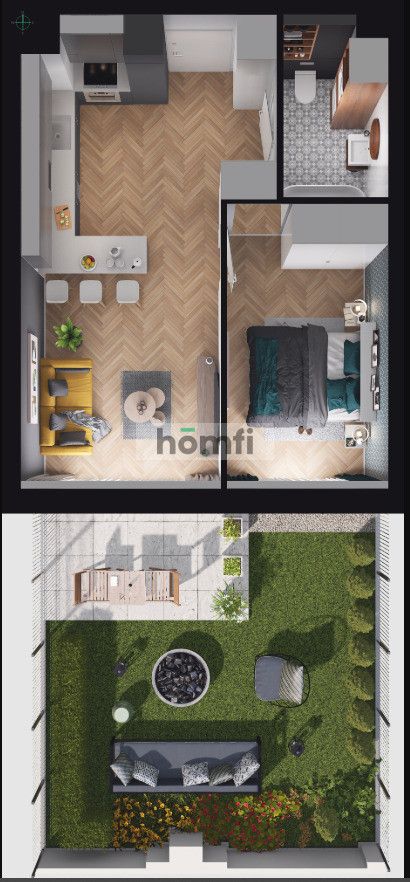 Świetne mieszkanie z dużym tarasem 2 pok. - Mieszkanie - Sprzedaż - Poznań, Grunwald / Grunwald