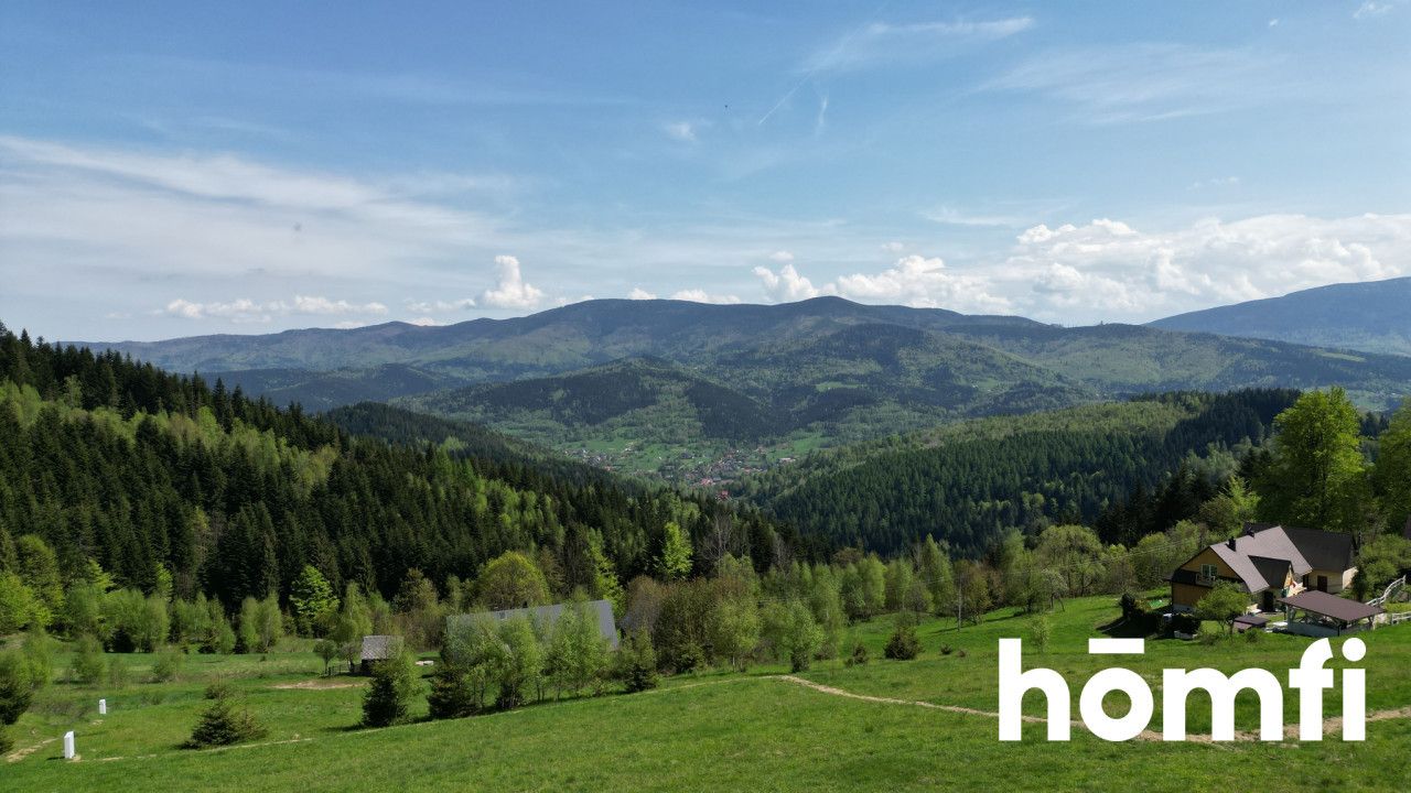 Wyjątkowa działka budowlana z panoramicznym widokiem - Działka - Sprzedaż - Suski, Zawoja
