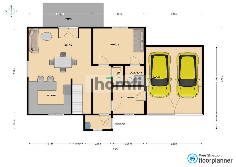 Dom blisko centrum na dużej działce - Dom - Sprzedaż - Włoszczowski, Włoszczowa