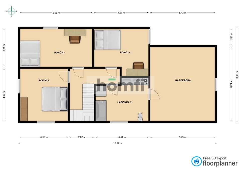 Dom blisko centrum na dużej działce - Dom - Sprzedaż - Włoszczowski, Włoszczowa