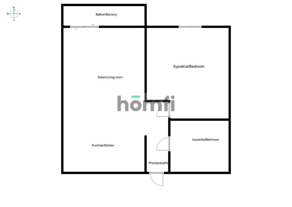 Cozy two-bedroom apartment for rent near the corporate center. - Apartment - Rent - Kraków, Krowodrza / Prądnik Biały