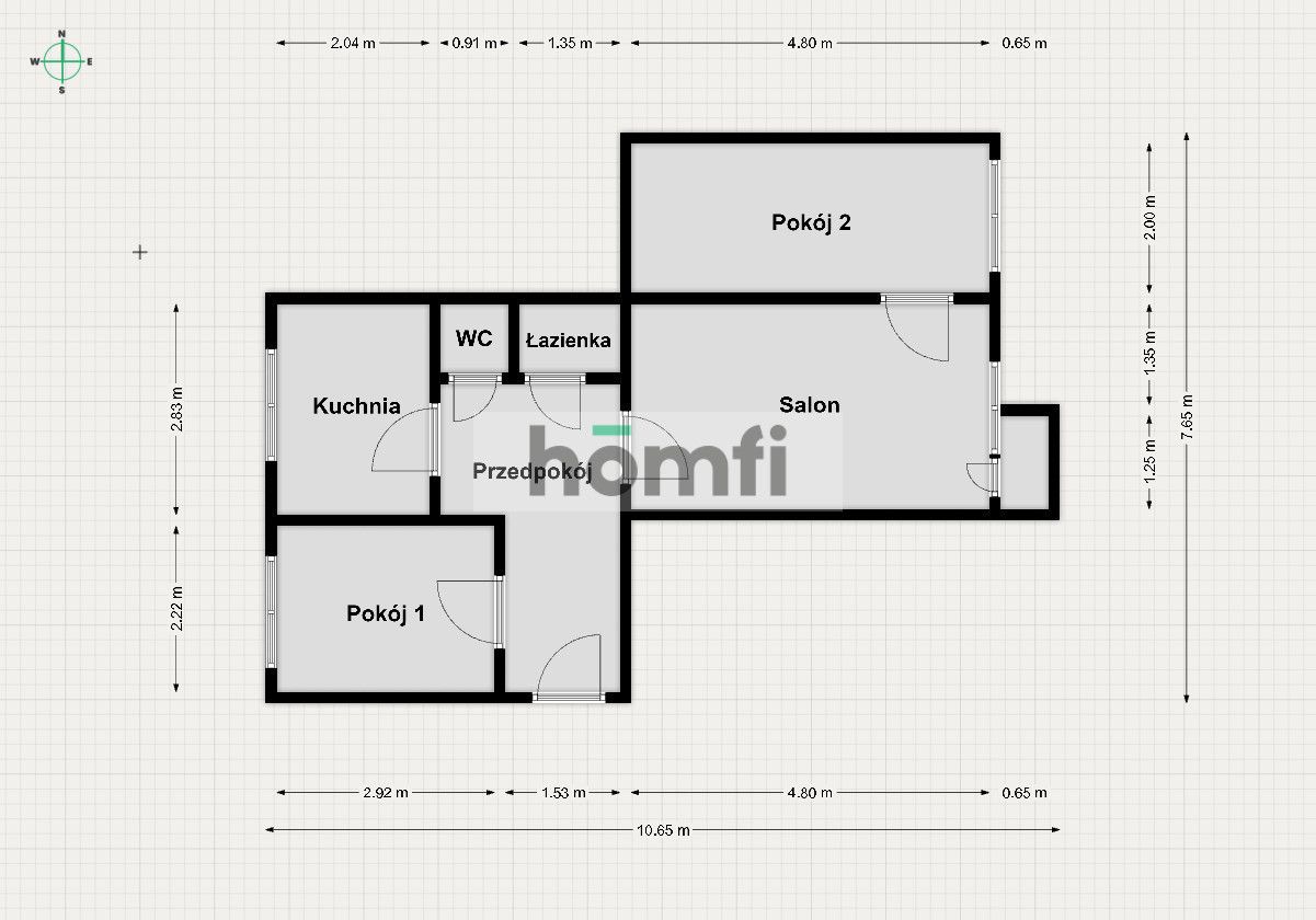 For sale a spacious apartment in Rubinkowo I - Apartment - Sale - Toruń, Rubinkowo I
