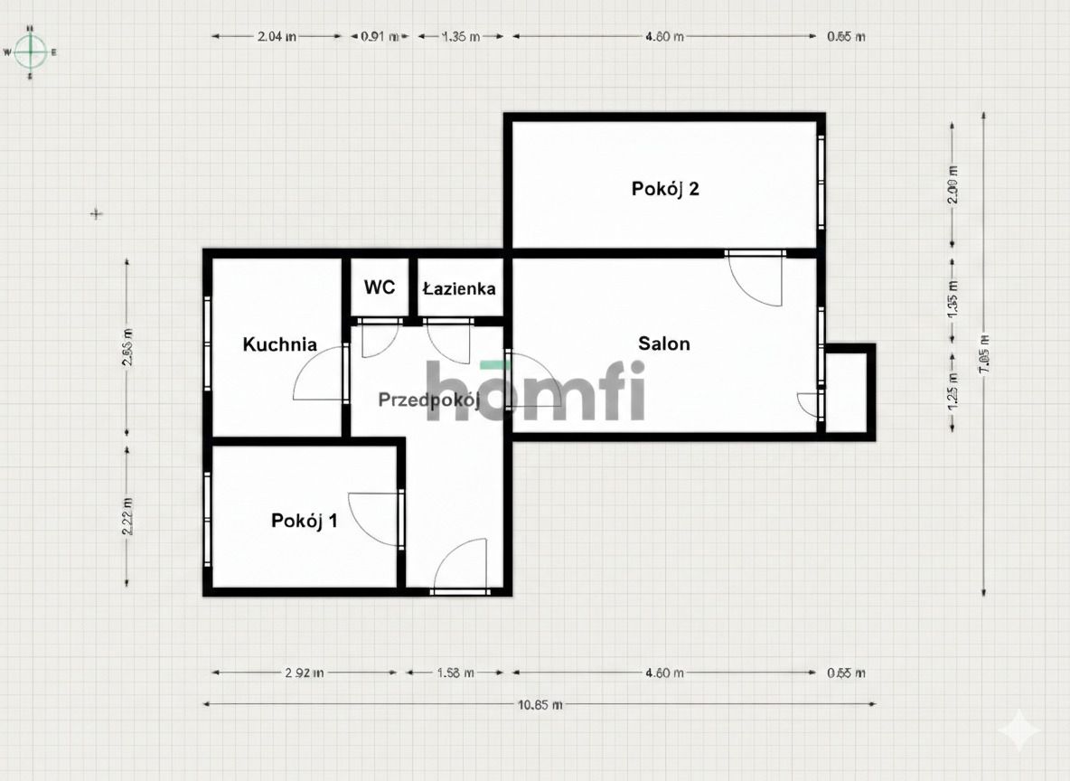 For sale a spacious apartment in Rubinkowo I - Квартира - Продаж - Toruń, Rubinkowo I