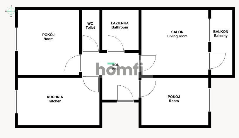 3-rooms with separate kitchen, balcony and basement - Apartment - Rent - Kraków, Krowodrza / Prądnik Biały