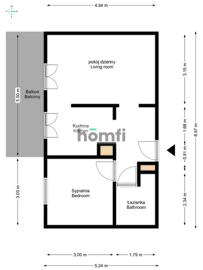 Super apartament na Szczęśliwicach - Mieszkanie - Wynajem - Warszawa, Ochota / Szczęśliwice