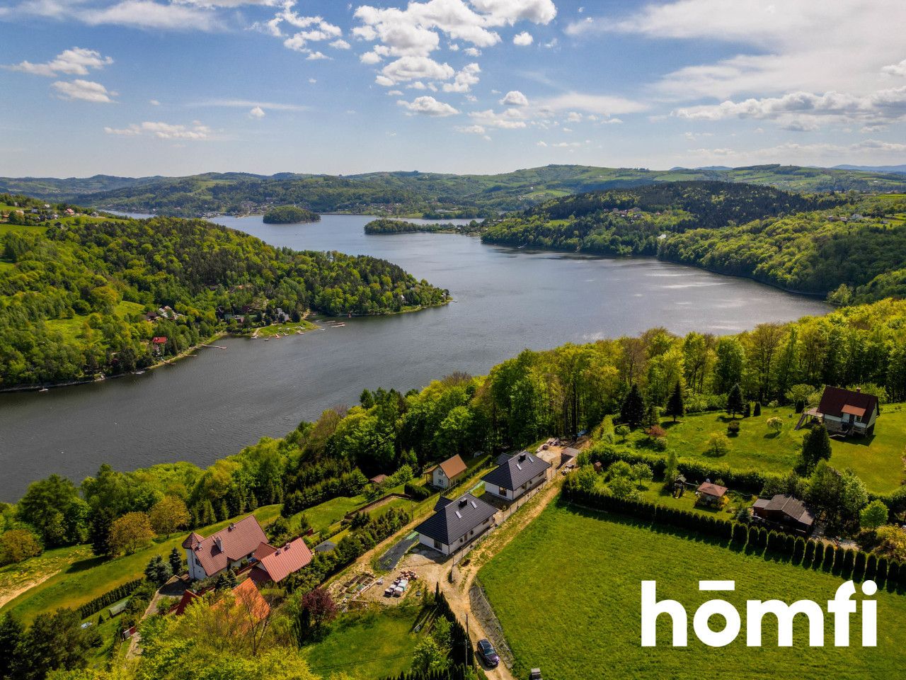Panoramic lake view and 2 houses, 25 a - Будинок - Продаж - Nowosądecki, Łososina Dolna / Tabaszowa