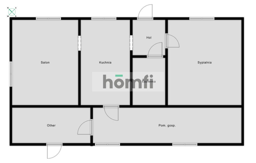 For sale wooden house in the forest with a plot of 80 ares - House - Sale - Dębicki, Pilzno / Machowa