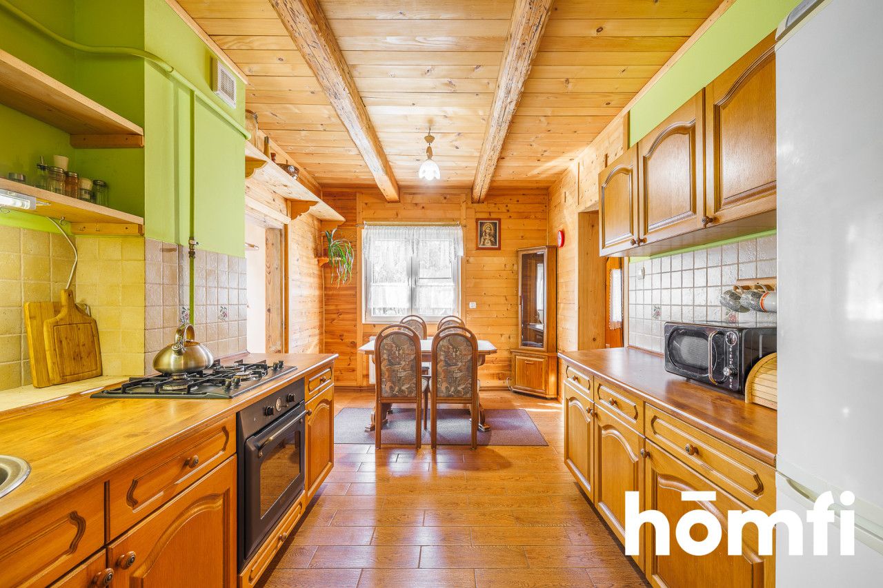 For sale wooden house in the forest with a plot of 80 ares - House - Sale - Dębicki, Pilzno / Machowa