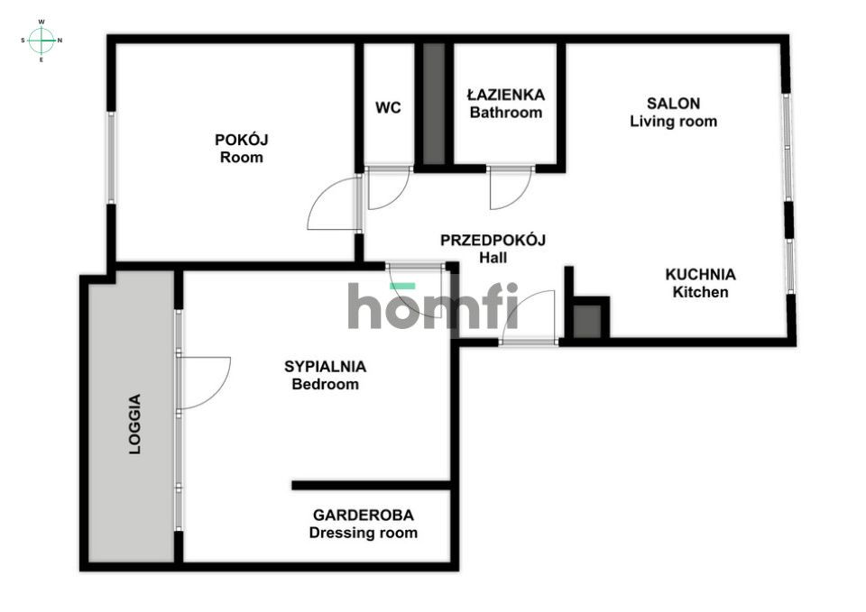 3 rooms | fully renovated | 65.5 m² | Kurdwanów - Apartment - Sale - Kraków, Podgórze / Kurdwanów