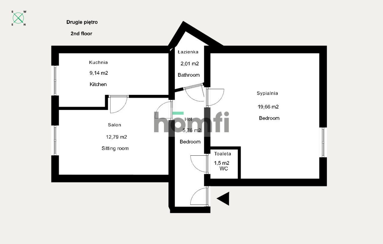Spacious apartment in the center of Chełmża - Apartment - Sale - Toruński, Chełmża