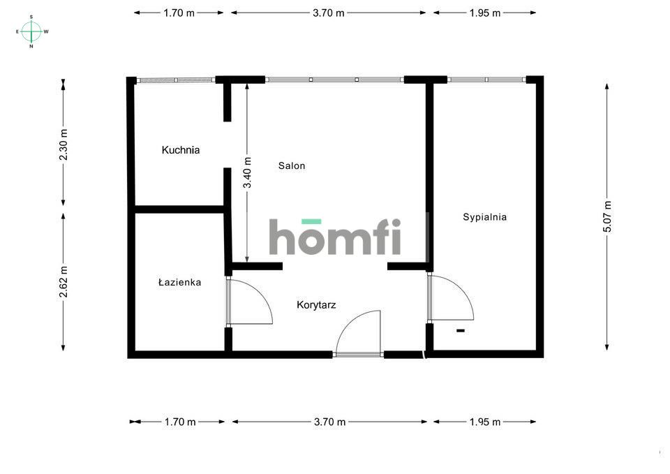Apartment for rent, 2 rooms, free parking - Apartment - Rent - Tarnów, Grabówka