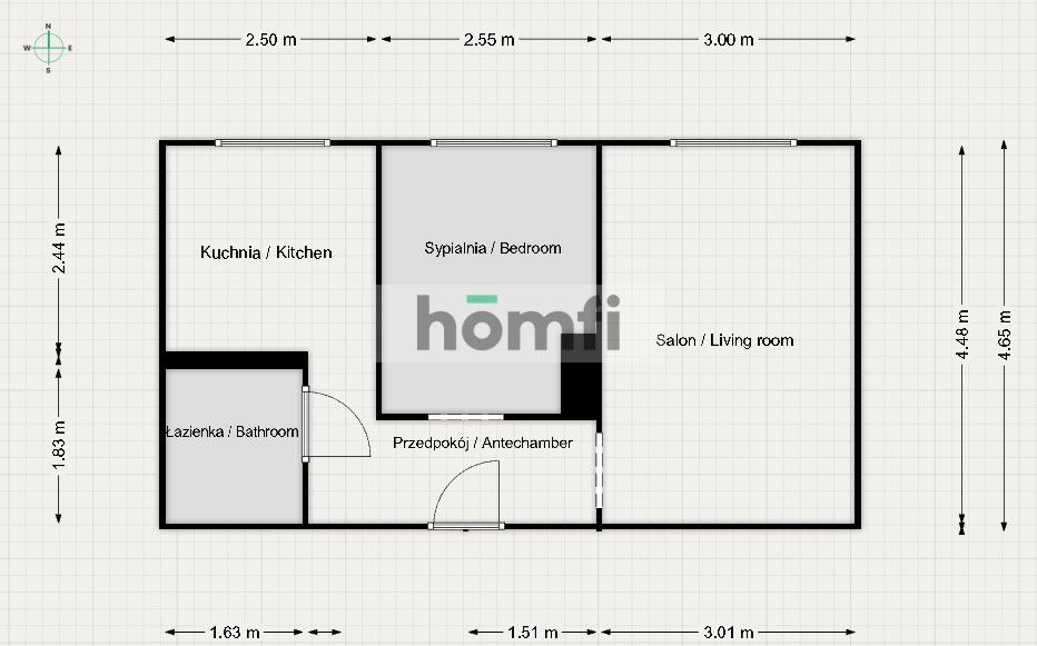 For sale a two-room apartment in Jaworzno - Apartment - Sale - Jaworzno, Szczakowa
