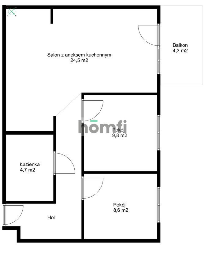 Spacious 3 rooms in the heart of Rzeszów – elegance, tranquility, and a fully equipped kitchen - Квартира - Продаж - Rzeszów, Drabinianka
