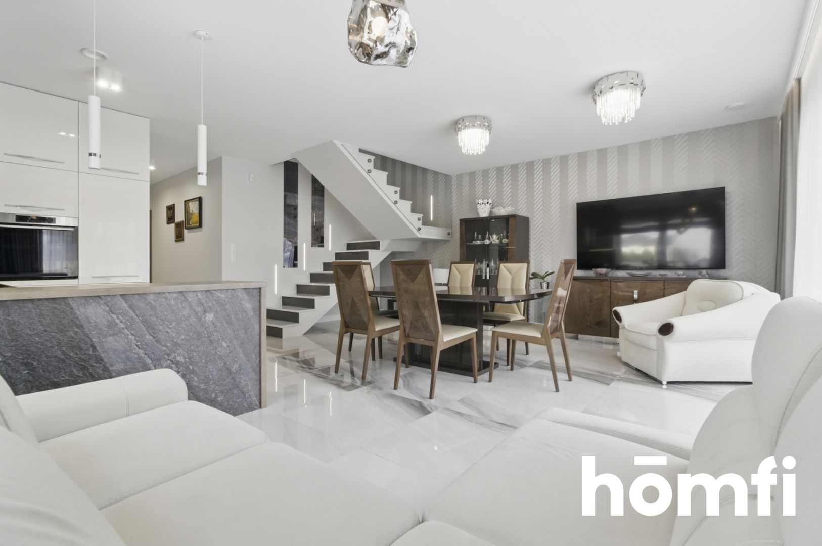 Nowoczeny dom w zabudowie bliźniaczej - Dom - Sprzedaż - Kielecki, Morawica / Dyminy