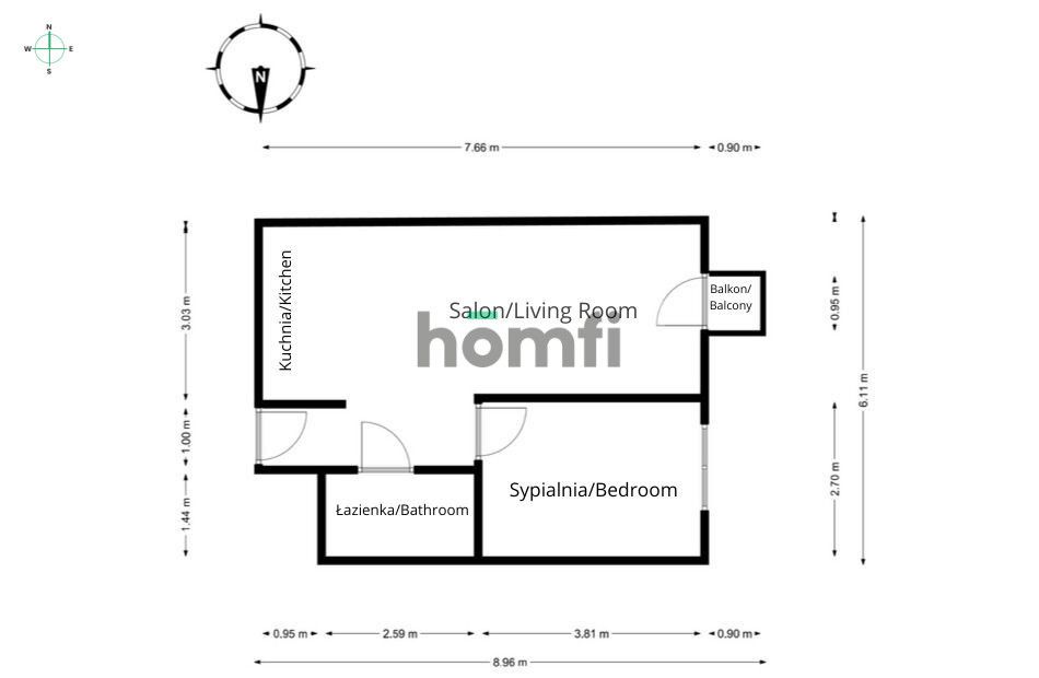 Do wynajęcia dwupokojowe mieszkanie, ul. Fort Wola - Mieszkanie - Wynajem - Warszawa, Wola