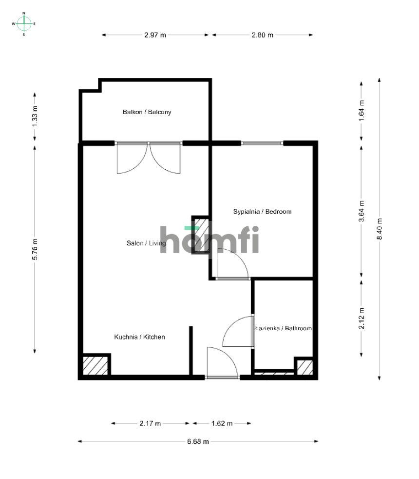 Jasne i ciche mieszkanie na Bemowie - Mieszkanie - Wynajem - Warszawa, Bemowo