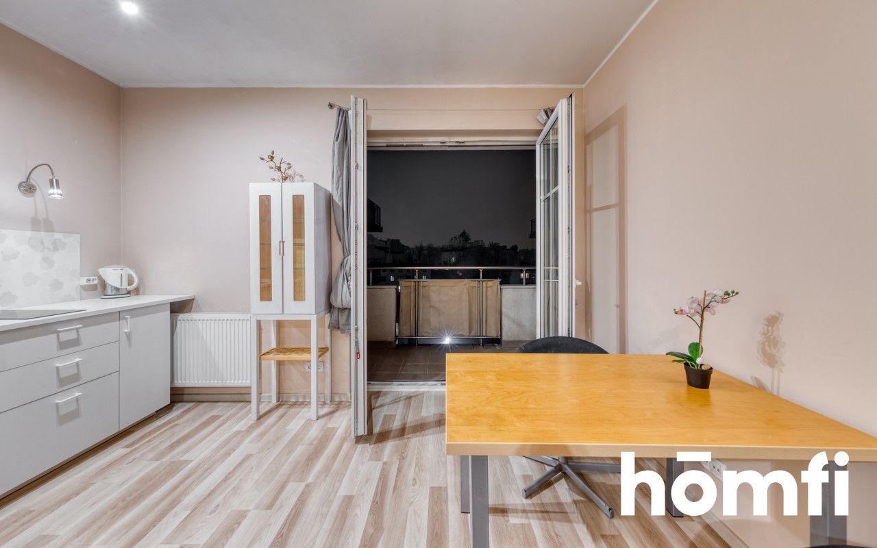 Studio apartament with balcony in City center - Apartment - Rent - Łódź, Polesie