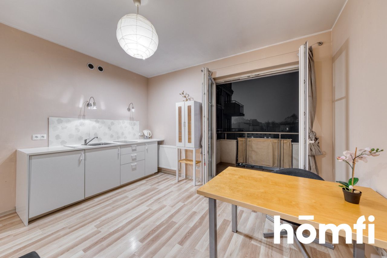 Studio apartament with balcony in City center - Apartment - Rent - Łódź, Polesie