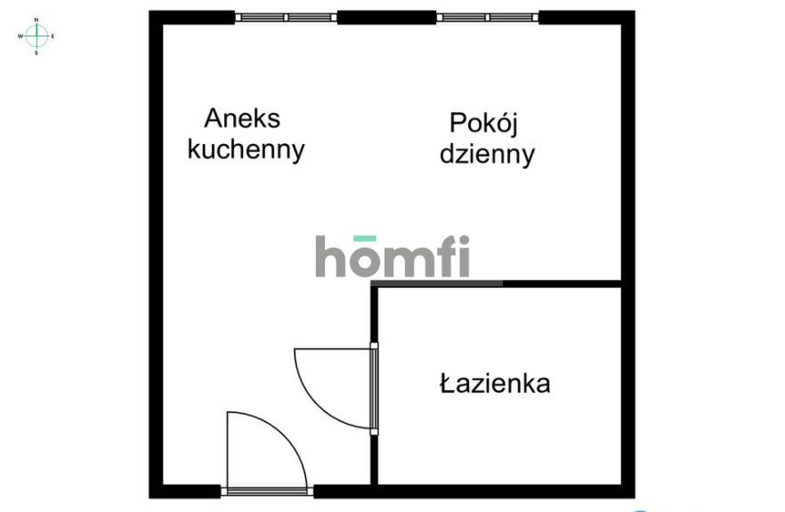 Studio apartment, Plac Bem - Квартира - Оренда - Wrocław, Śródmieście / Nadodrze