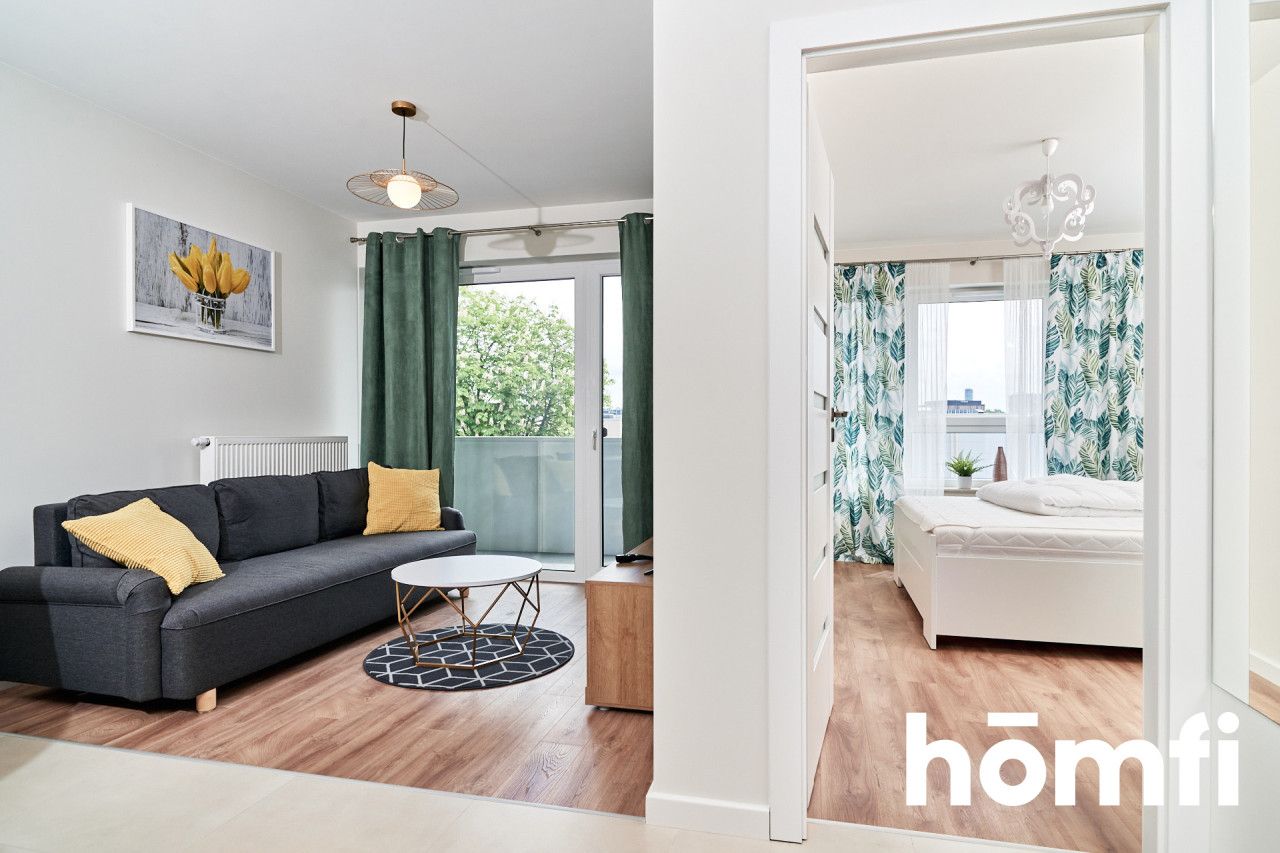 Modern 2-room apartment at Małopanewska street next to Magnolia - Квартира - Оренда - Wrocław, Fabryczna / Gądów Mały