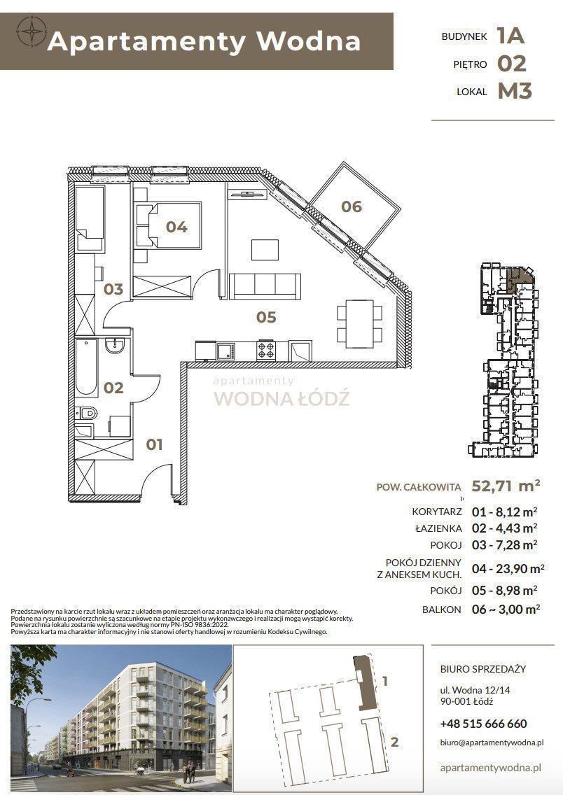 Bright Corner Apartment in the New Centre of Łódź - Квартира - Продаж - Łódź