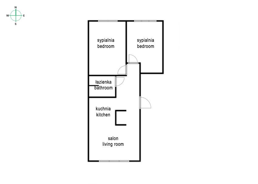 3 pokoje przy Lasku Bielańskim - Mieszkanie - Wynajem - Warszawa, Bielany / Wrzeciono