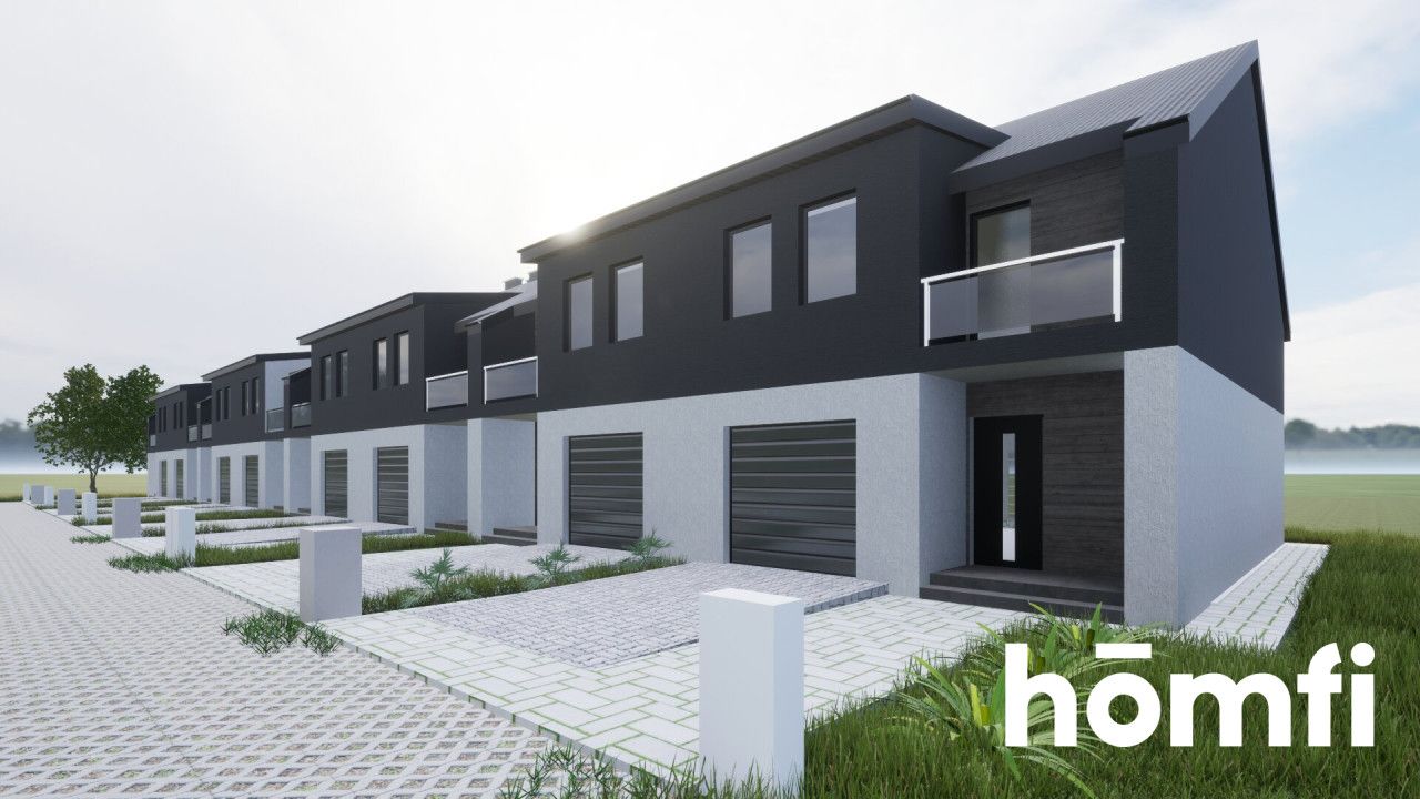 Na sprzedaż nowoczesny dom szeregowy z garażem i ogródkiem – Boguchwała, bez PCC! - Dom - Sprzedaż - Rzeszowski, Boguchwała