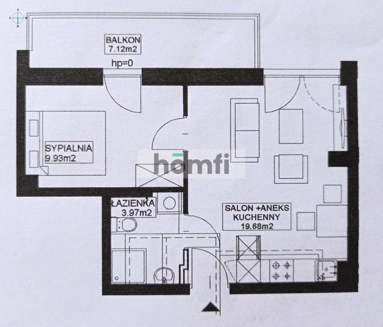 Mieszkanie 2-pok KLIMATYZACJA (ul. Stelmachów, Bronowice) - Mieszkanie - Wynajem - Kraków, Krowodrza / Prądnik Biały