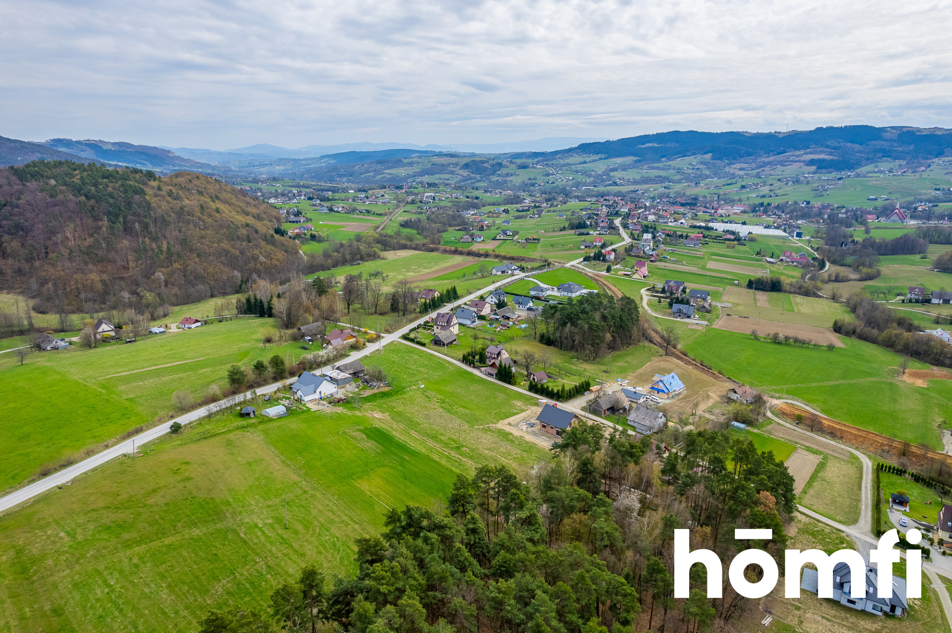 Beautiful view plot with private forest - Ділянка - Продаж - Limanowski, Limanowa / Męcina