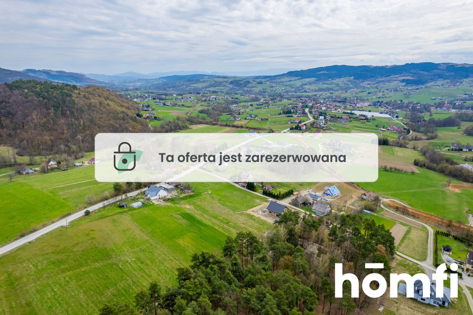 Beautiful view plot with private forest - Ділянка - Продаж - Limanowski, Limanowa / Męcina