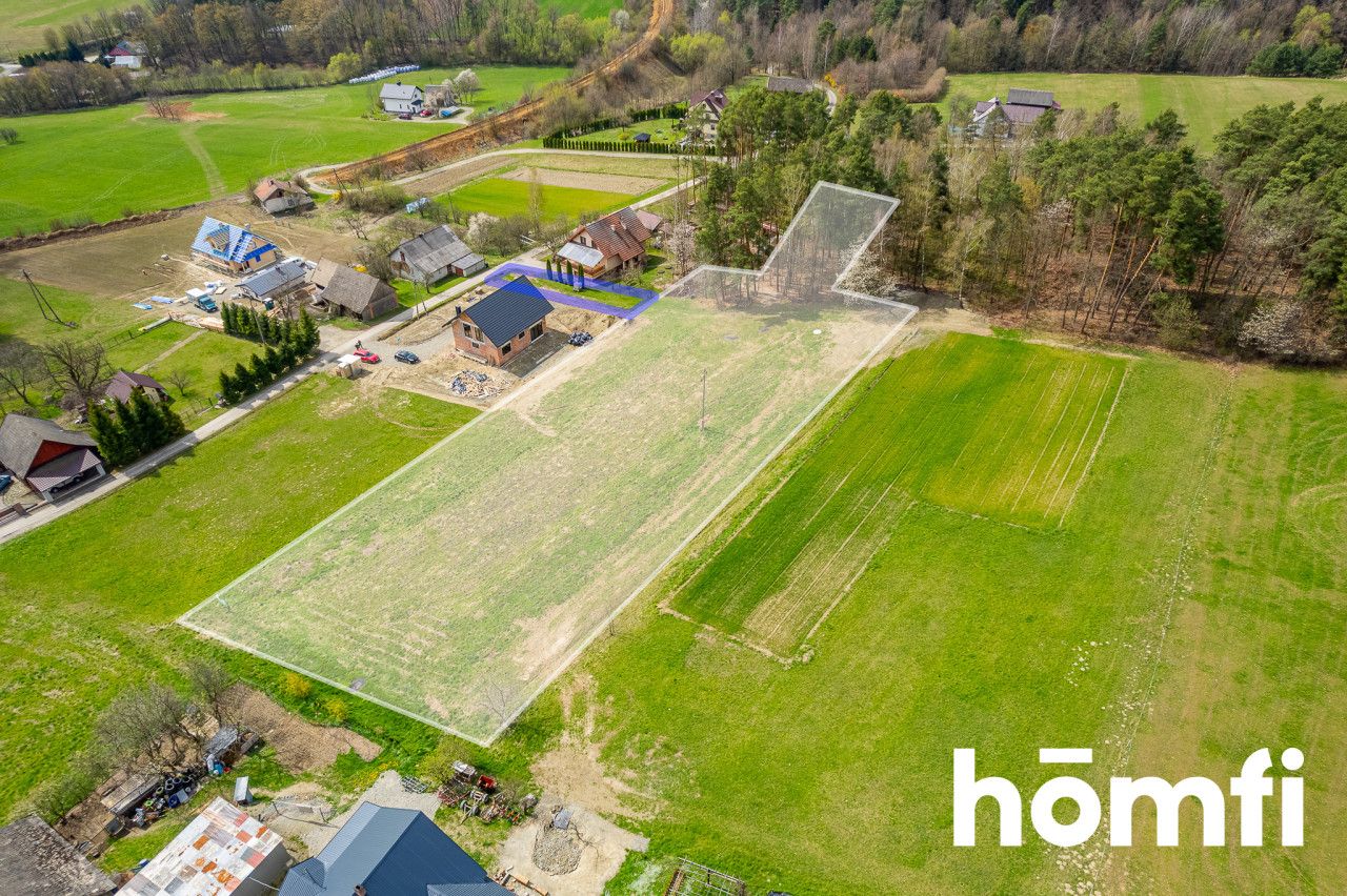 Beautiful view plot with private forest - Ділянка - Продаж - Limanowski, Limanowa / Męcina