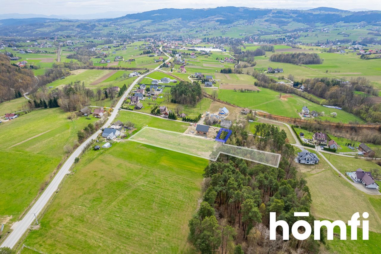 Beautiful view plot with private forest - Ділянка - Продаж - Limanowski, Limanowa / Męcina