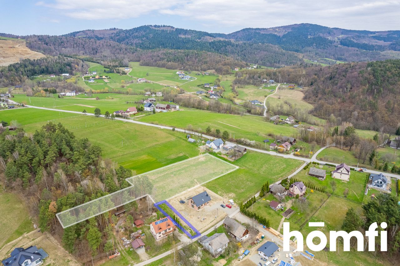 Beautiful view plot with private forest - Ділянка - Продаж - Limanowski, Limanowa / Męcina