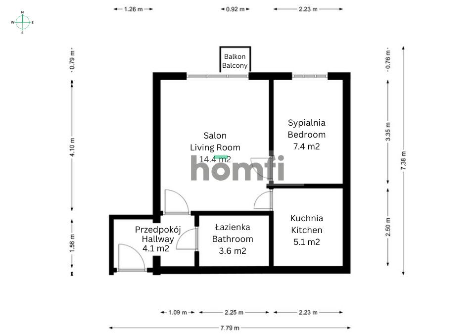 2-pokojowe mieszkanie 800 metrów od morza | Ustka - Mieszkanie - Sprzedaż - Słupski, Ustka