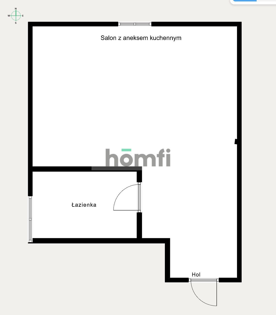 For rent a functional studio apartment - Apartment - Rent - Łódź, Bałuty