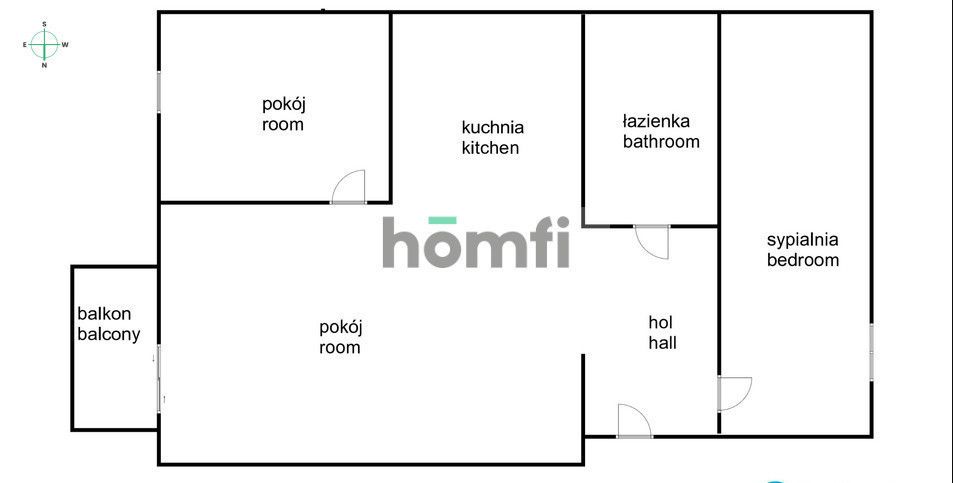 Mieszkanie 3 pokojowe z dużym balkonem Borkowska/ Kliny - Mieszkanie - Sprzedaż - Kraków, Podgórze / Kliny