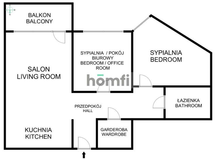BRIGHT 3-ROOM APARTMENT | WARDROBE | AIR CONDITIONING | BALCONY | UNDERGROUND PARKING | STORAGE ROOM | PRANDOTY STR. CLOSE TO THE CENTER - Apartment - Rent - Kraków, Śródmieście