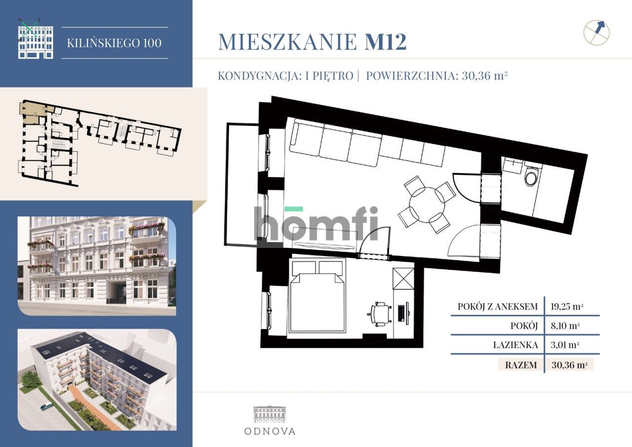 Wysokie M2 przy Parku Sienkiewicza - Mieszkanie - Sprzedaż - Łódź, Śródmieście